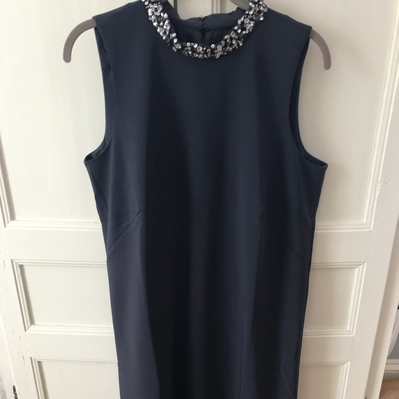 Ann Taylor Dresses & Skirts - Ann Taylor Bejeweled Neck Shift Dress